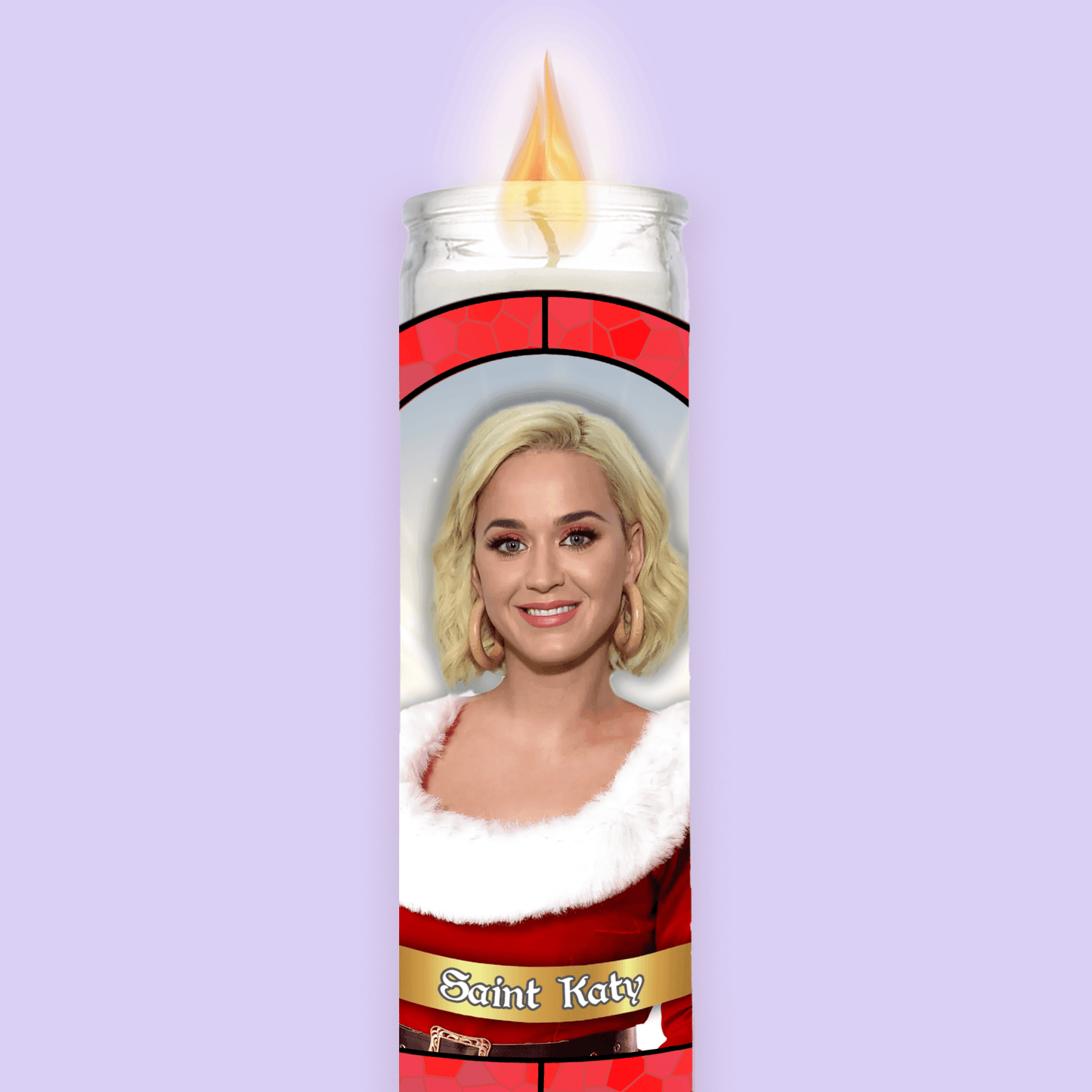 Katy Perry Christmas Prayer Candle image 0