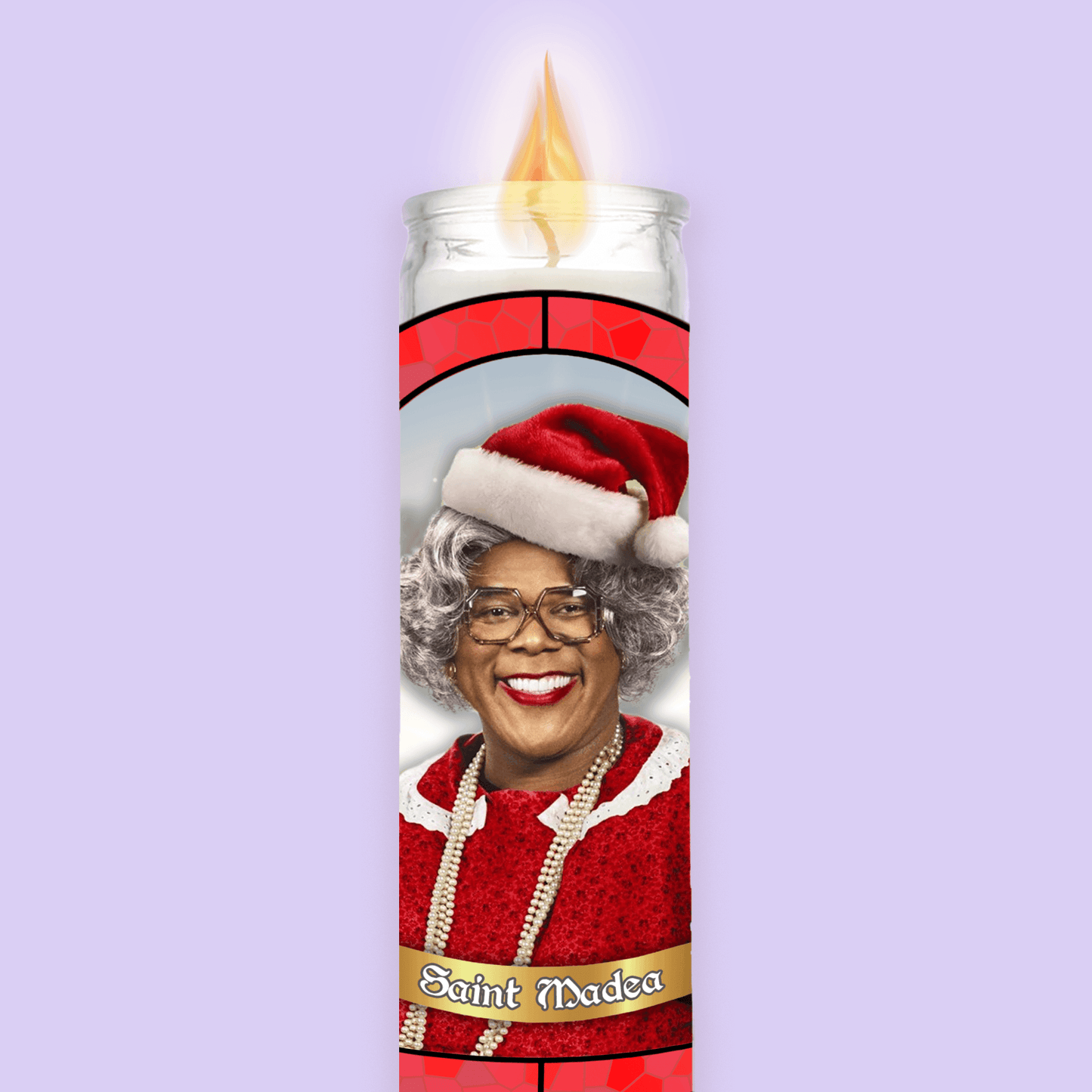 Madea (Tyler Perry) Christmas Prayer Candle image 0