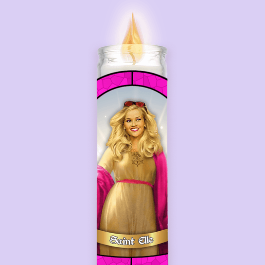 Elle Woods Prayer Candle - Two Crafty Gays
