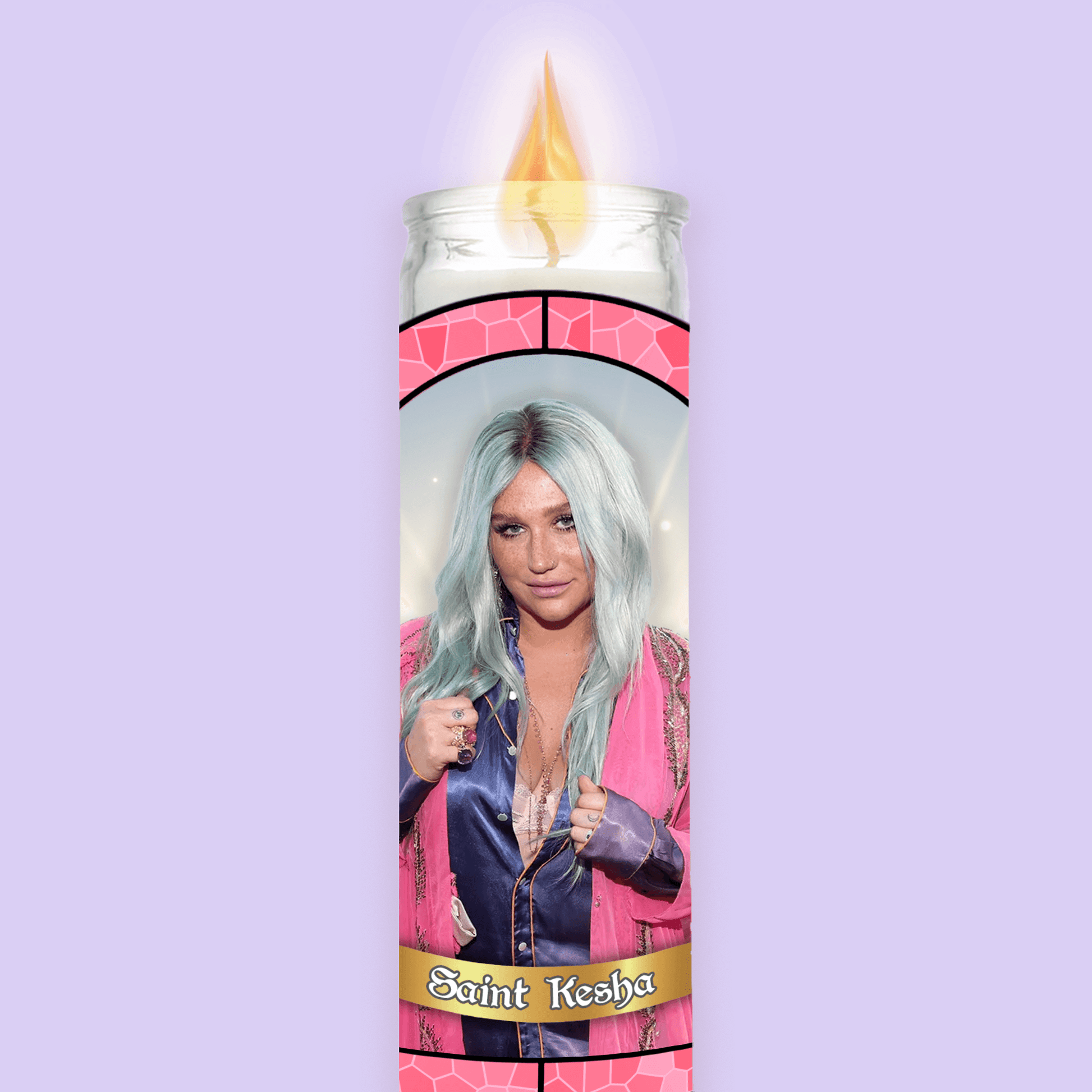Kesha Prayer Candle image 0