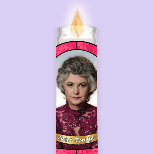Golden Girls Prayer Candle - Dorothy - Two Crafty Gays
