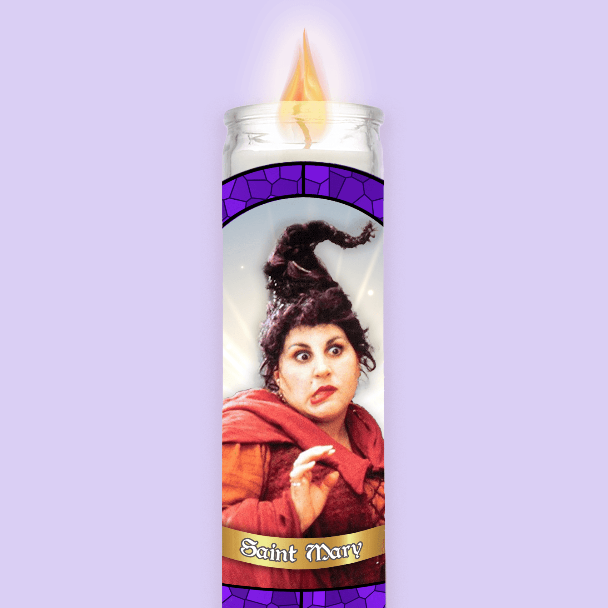 Hocus Pocus Prayer Candle - Mary - Two Crafty Gays