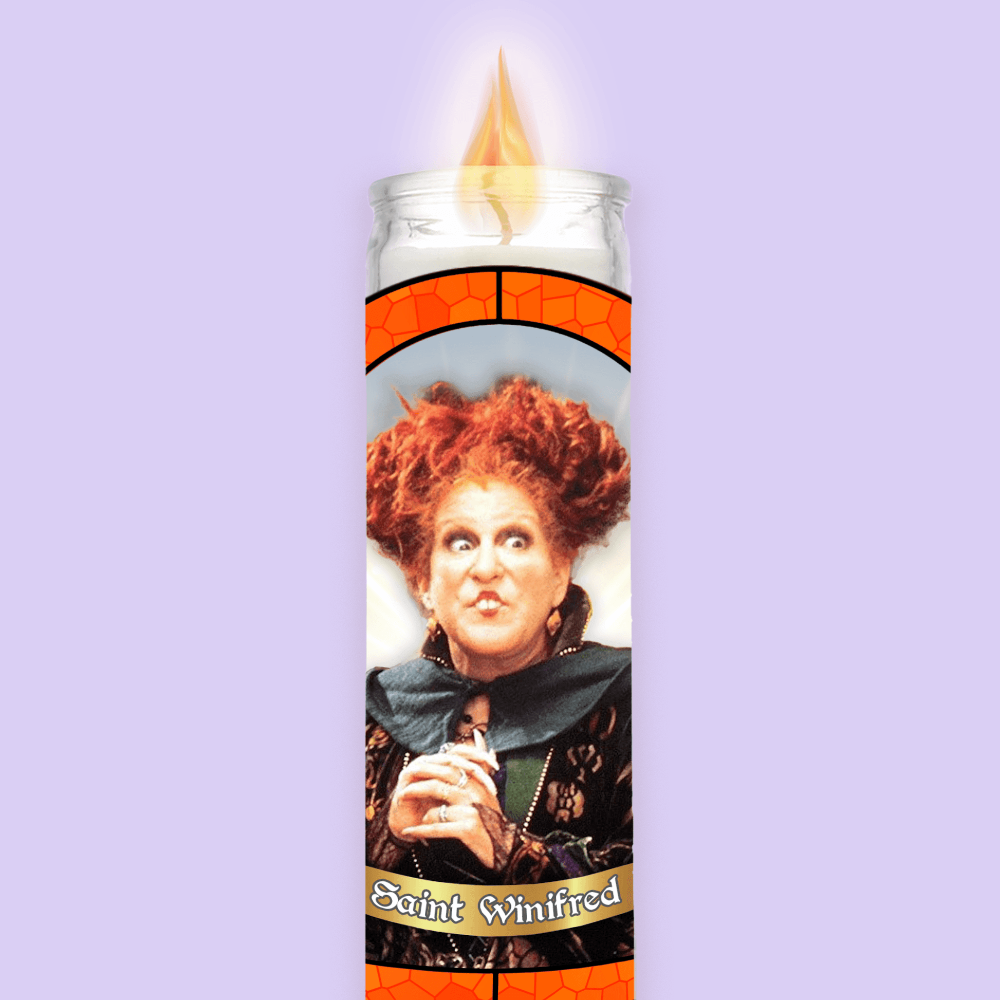 Hocus Pocus Prayer Candle - Winifred - Two Crafty Gays