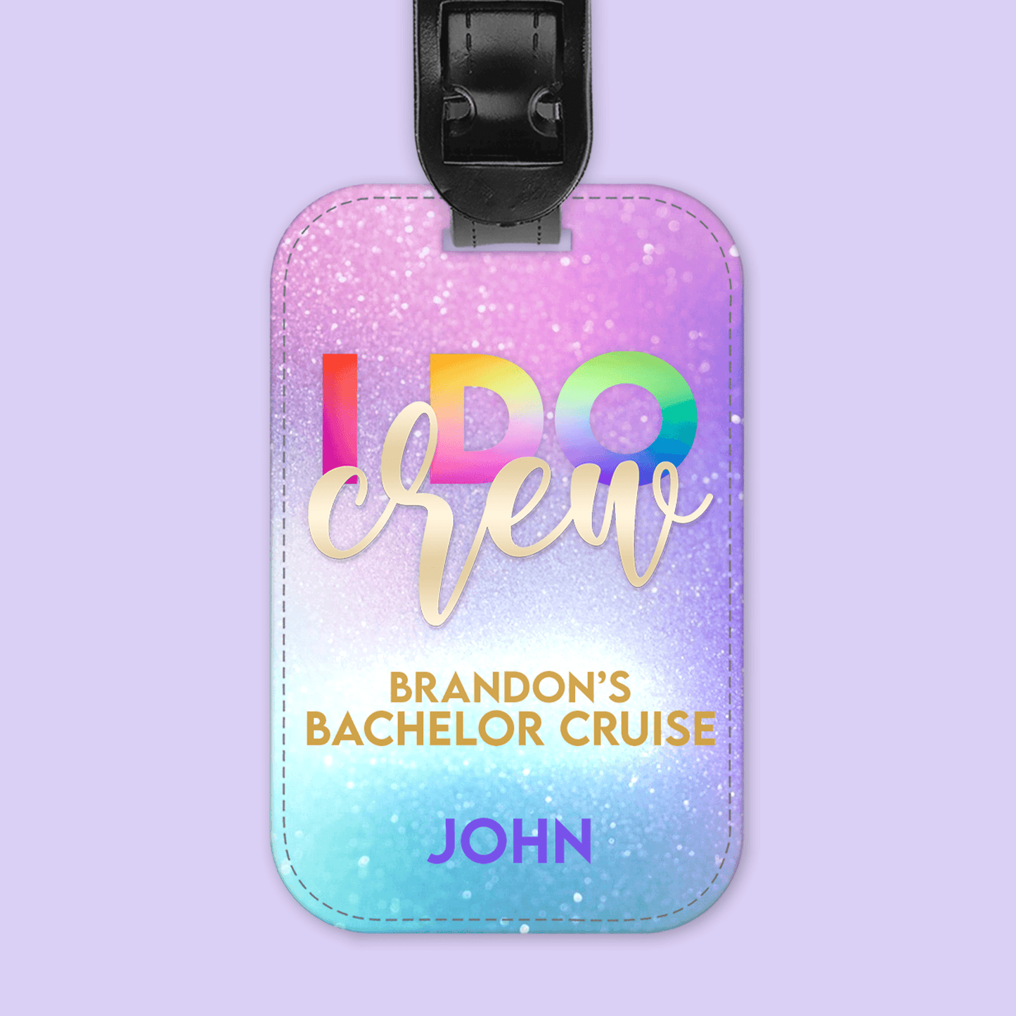I Do Crew Personalized Luggage Tag - Two Crafty Gays
