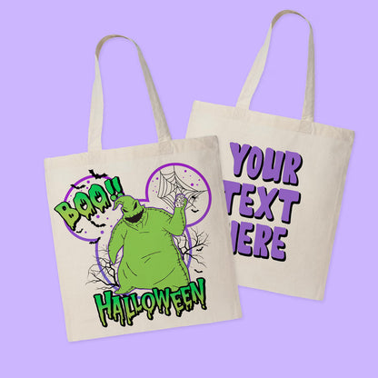 Disney Personalized Halloween Tote Bag - Nightmare Before Christmas - Two Crafty Gays