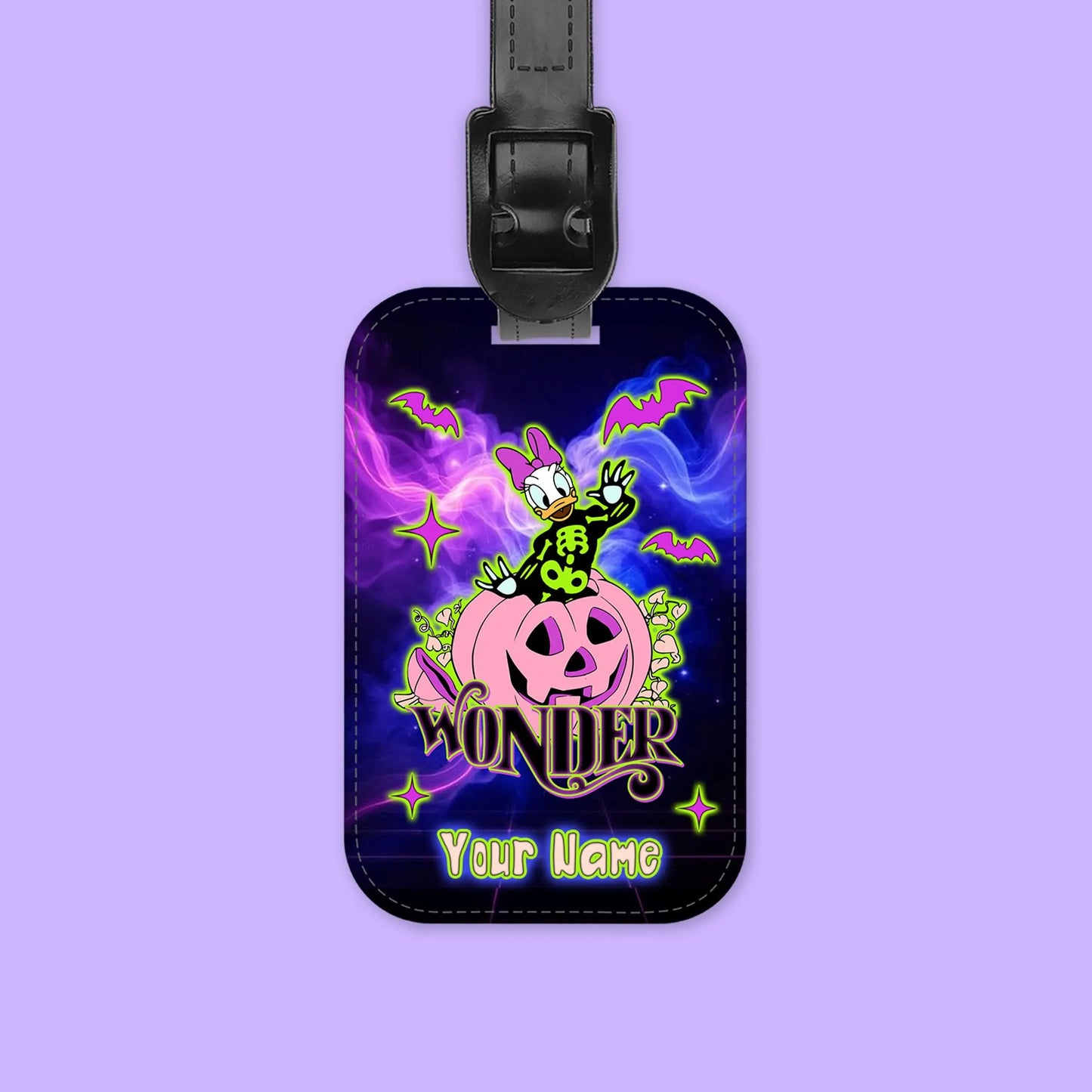 Disney Cruise Line Personalized Halloween Luggage Tag - Mickey & Friends - Two Crafty Gays