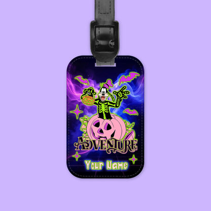 Disney Cruise Line Personalized Halloween Luggage Tag - Mickey & Friends - Two Crafty Gays