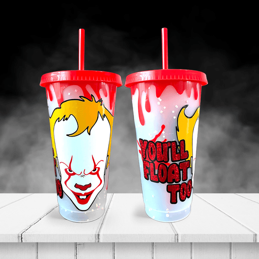 IT Pennywise Tumbler Cup - Two Crafty Gays