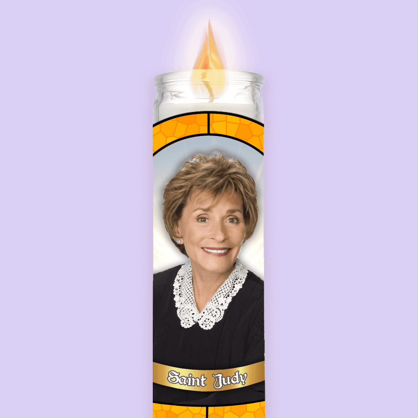 Judge Judy Prayer Candle - Two Crafty Gays