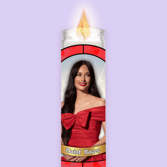 Kacey Musgraves Christmas Prayer Candle - Two Crafty Gays