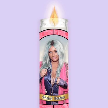 Kesha Prayer Candle - Two Crafty Gays