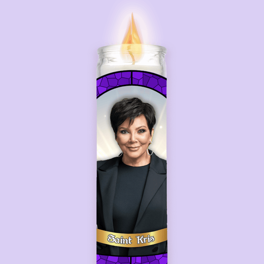 Kris Jenner Prayer Candle - Two Crafty Gays