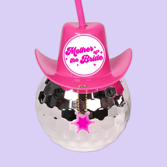 Last Rodeo Bachelorette Disco Ball Cup - Mother of the Bride - Two Crafty Gays