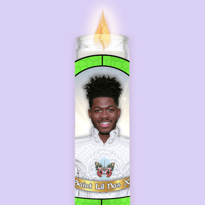 Lil Nas X Prayer Candle - Two Crafty Gays