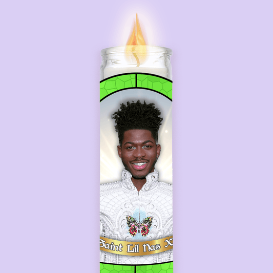 Lil Nas X Prayer Candle - Two Crafty Gays