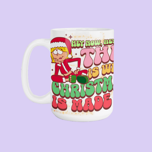 Lizzie McGuire "Hey Now Christmas" Mug - Two Crafty Gays