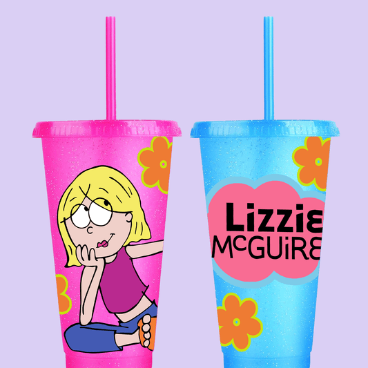 Lizzie McGuire Personalized Tumbler Cup - Two Crafty Gays