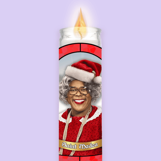 Madea Christmas Prayer Candle (Tyler Perry) - Two Crafty Gays