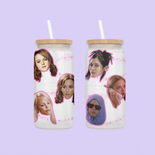 Mean Girls Drinking Glass - Two Crafty Gays
