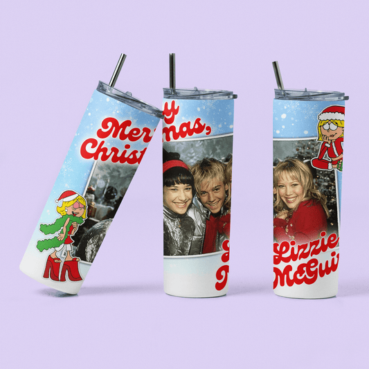 Merry Christmas, Lizzie McGuire Tumbler - Two Crafty Gays