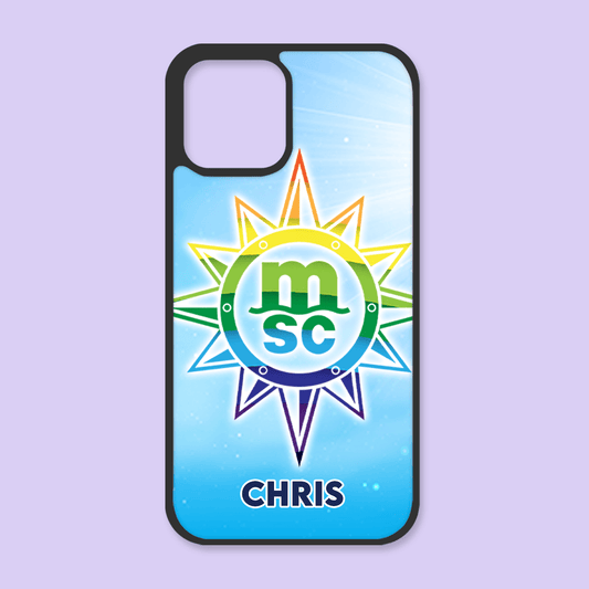 MSC Cruise Personalized Pride Phone Case - Two Crafty Gays