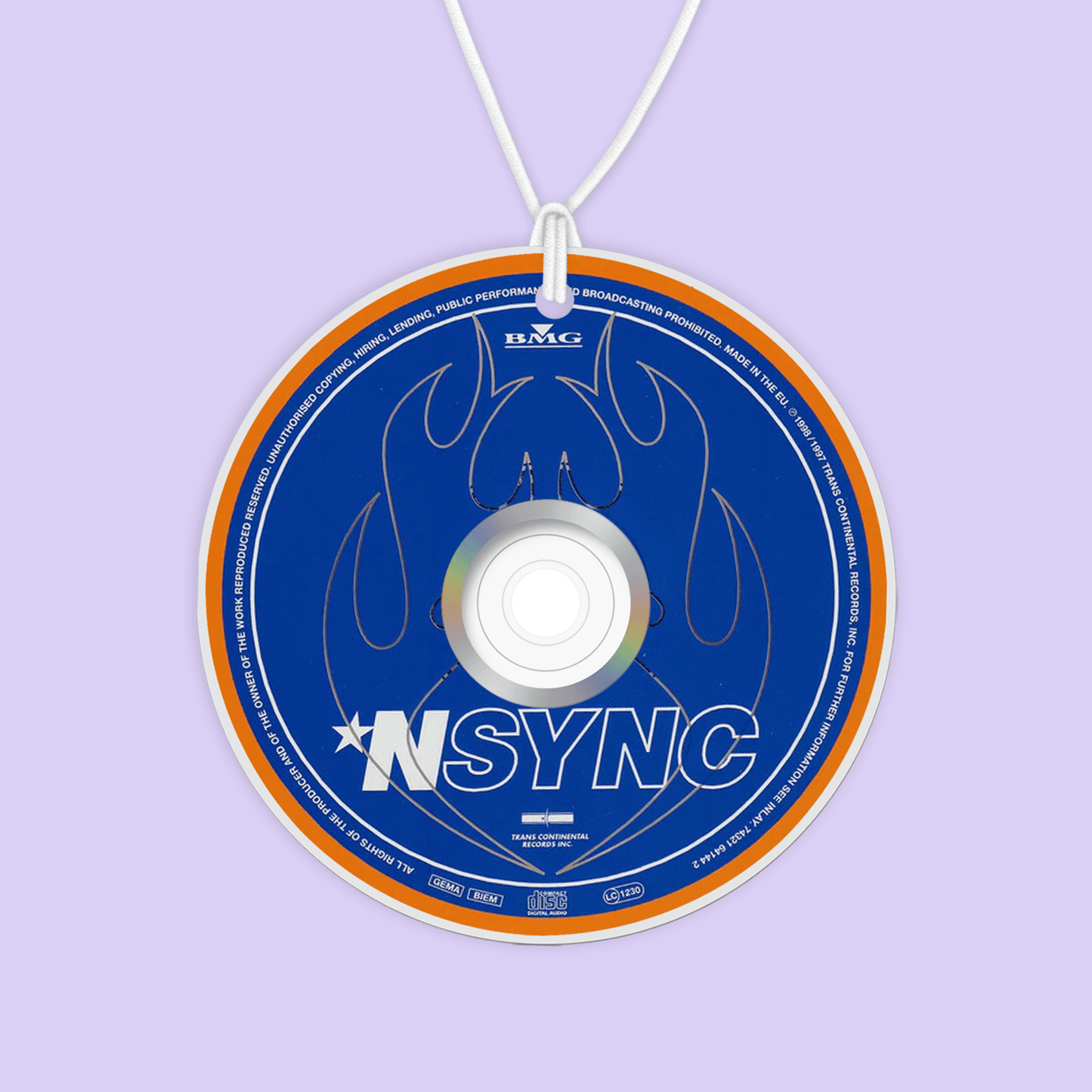 N*Sync CD Air Freshener - Two Crafty Gays