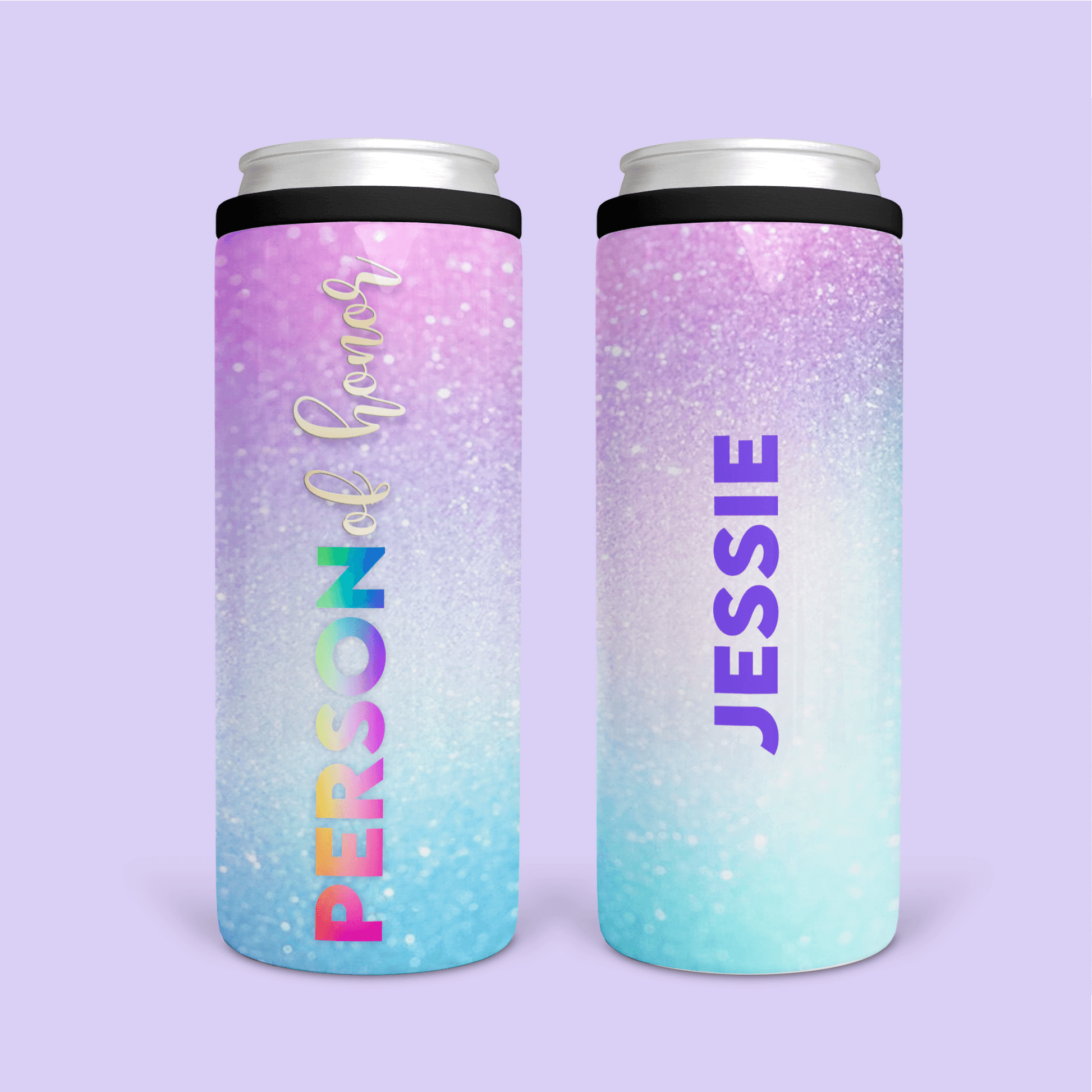 Person of Honor Slim Can Cooler - Two Crafty Gays