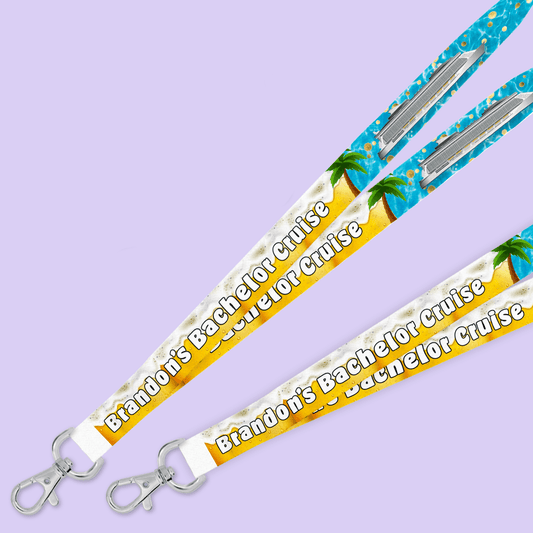 Personalized Cruise Lanyard - Bachelor - Two Crafty Gays