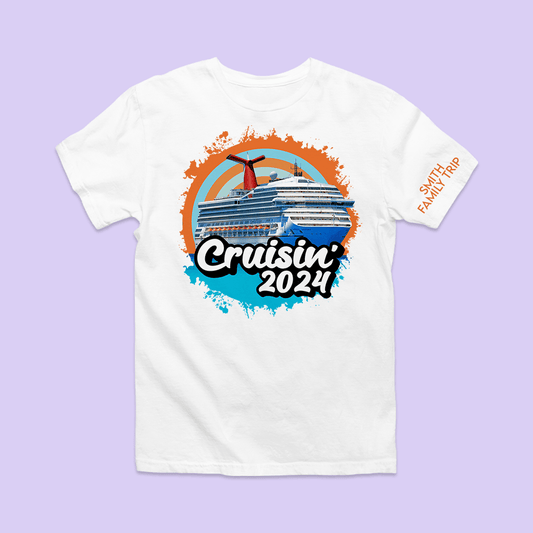Personalized Carnival Cruise "Cruisin 2024" Shirt - Two Crafty Gays