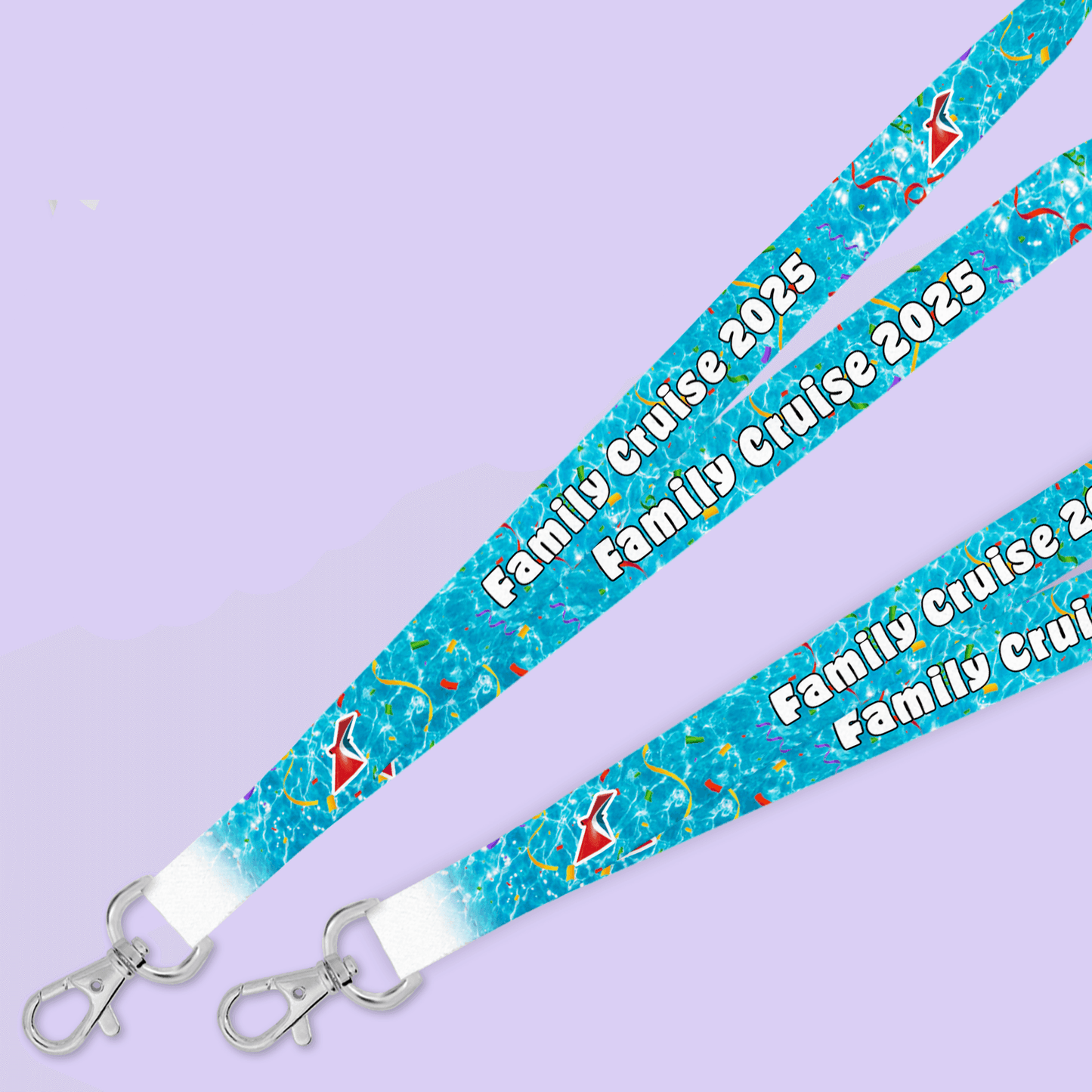 Personalized Cruise Lanyard - Carnival - Two Crafty Gays