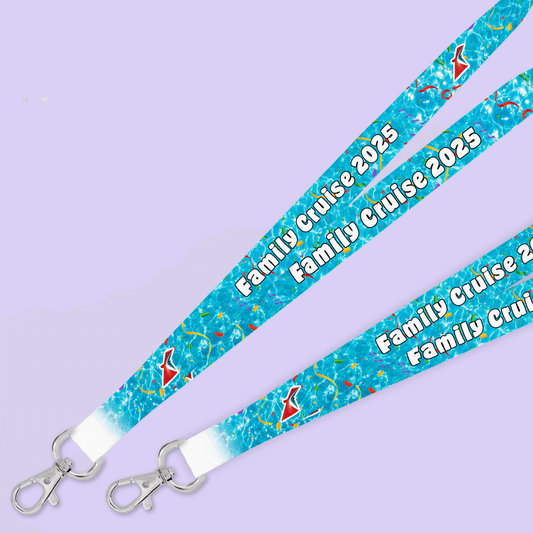 Personalized Cruise Lanyard - Carnival - Two Crafty Gays