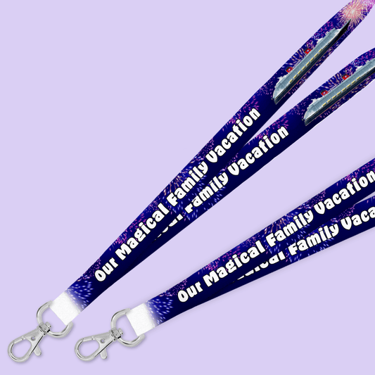 Personalized Cruise Lanyard - Disney - Two Crafty Gays