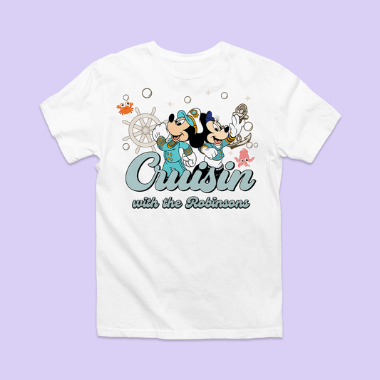 Personalized Disney Cruise Shirt - Mickey & Minnie - Two Crafty Gays