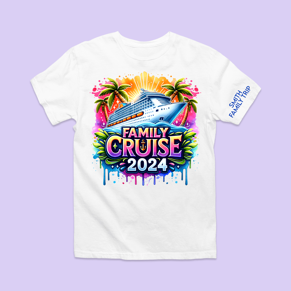 Personalized Family Cruise 2024 Shirt - Two Crafty Gays