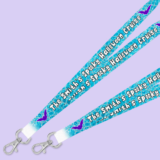 Personalized Cruise Lanyard - Halloween - Two Crafty Gays