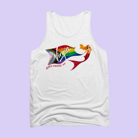 Personalized Virgin Voyages Pride Tank - Two Crafty Gays