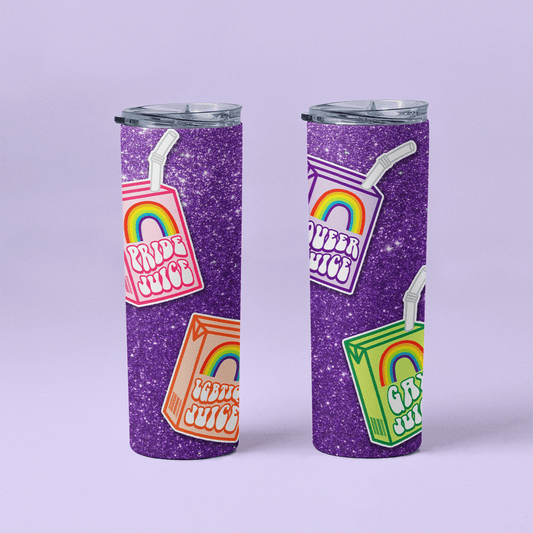 Pride Juice Personalized Stainless Steel Tumbler - Two Crafty Gays