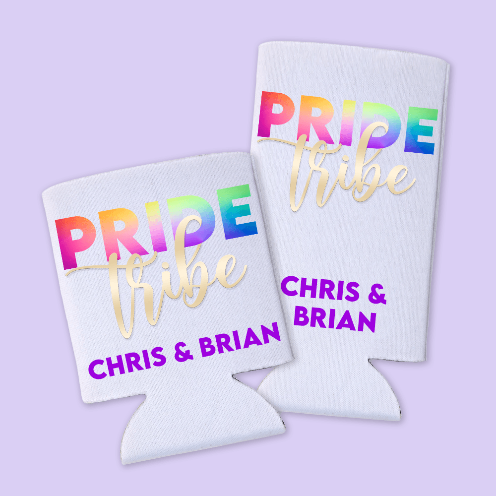 Pride Tribe Can Coolers - Two Crafty Gays