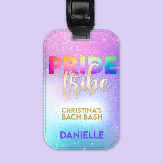 Pride Tribe Personalized Luggage Tag - Two Crafty Gays