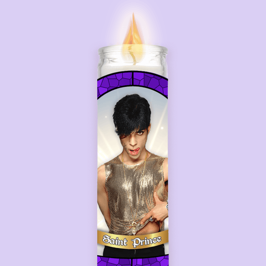 Prince Prayer Candle - Two Crafty Gays