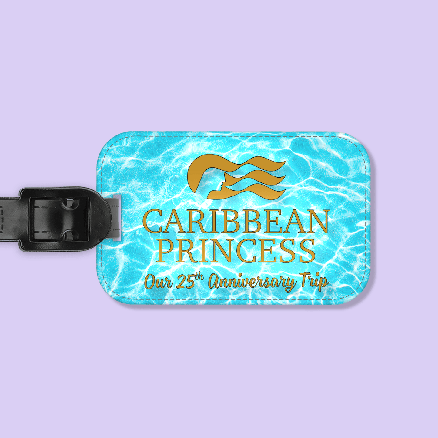 Princess Cruises Custom Luggage Tag - Ocean - Two Crafty Gays