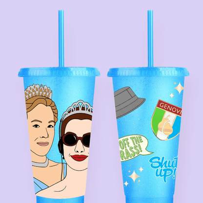 Princess Diaries Tumbler Cup - Two Crafty Gays