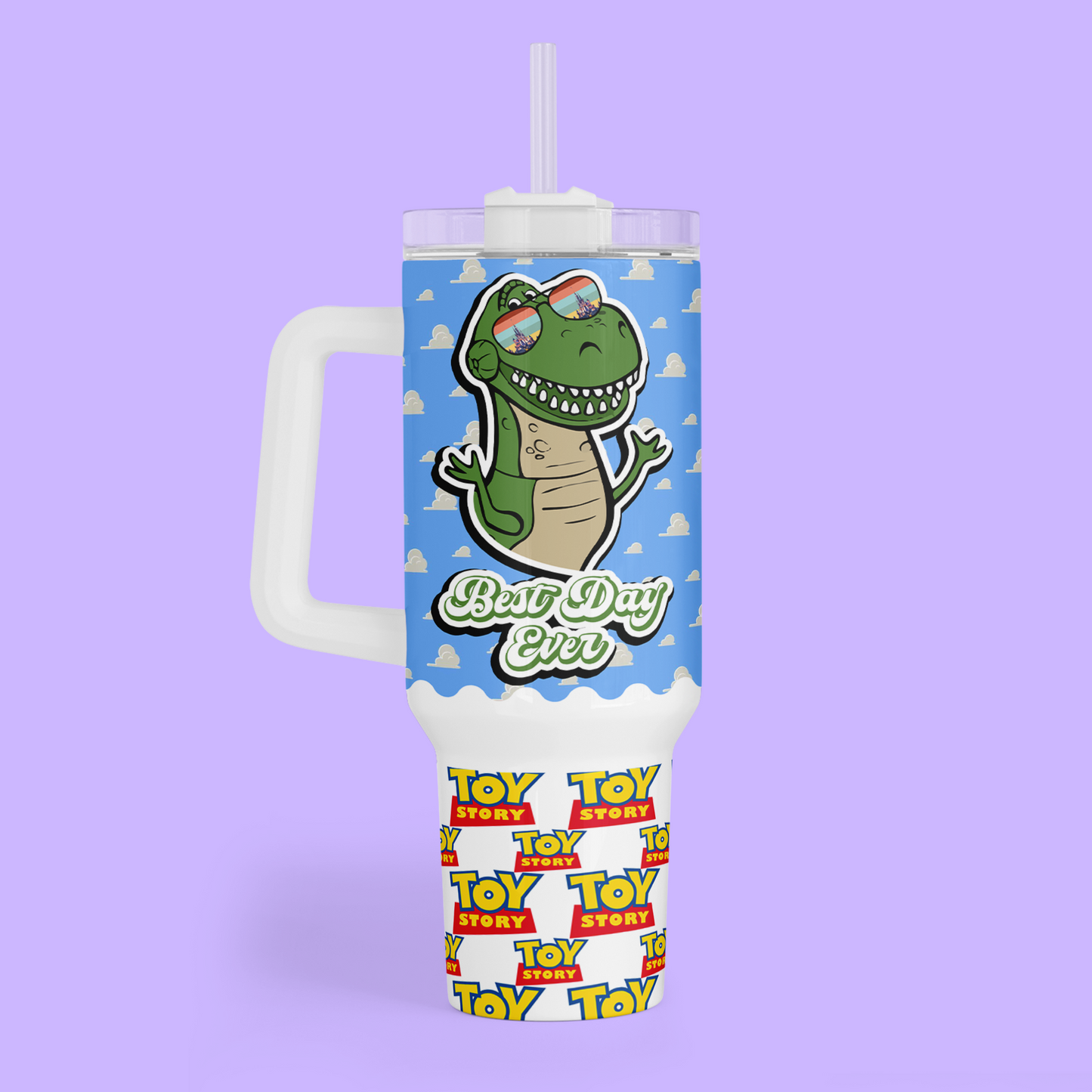 Disney Best Day Ever 40 oz Tumbler - Toy Story - Two Crafty Gays