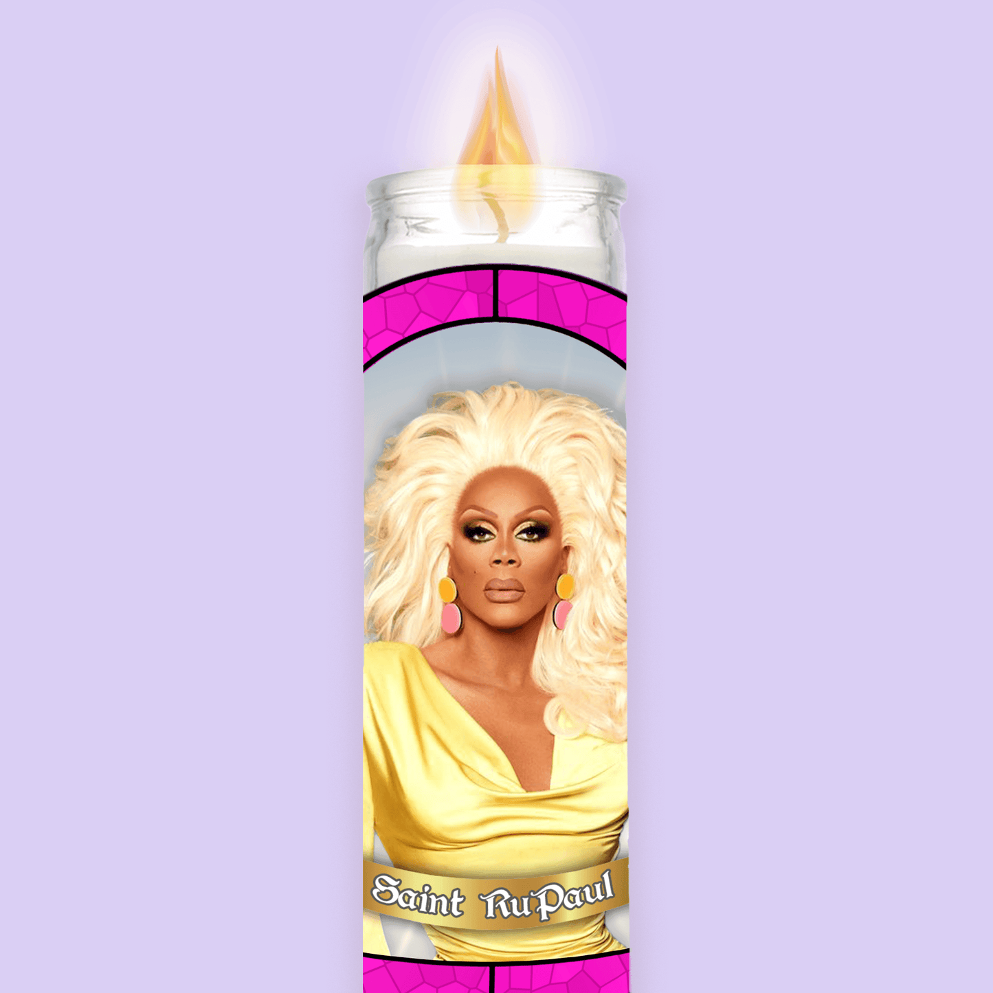 RuPaul Prayer Candle - Two Crafty Gays