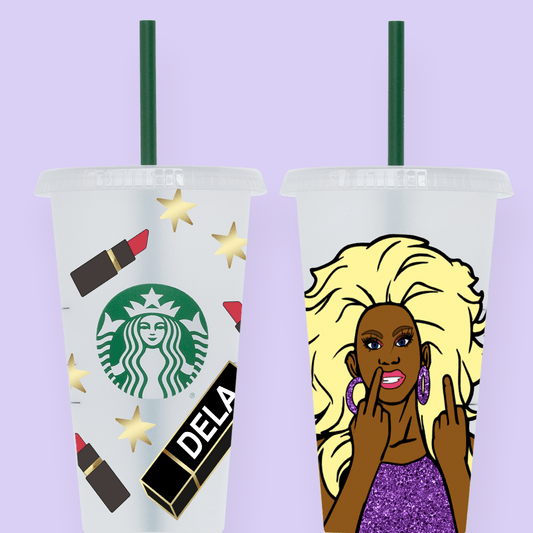 RuPaul's Drag Race "Inspired" Tumbler Cup - Two Crafty Gays