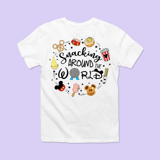 Disney Epcot Shirt - Snacking Around the World - Two Crafty Gays