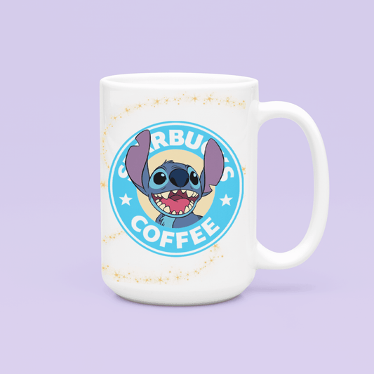 Stitch Starbucks Mug - Two Crafty Gays