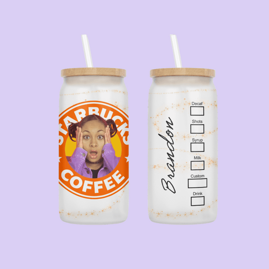 That's So Raven Starbucks Drinking Glass - Two Crafty Gays