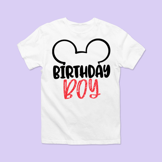 Disney "Birthday Boy" Shirt - Two Crafty Gays