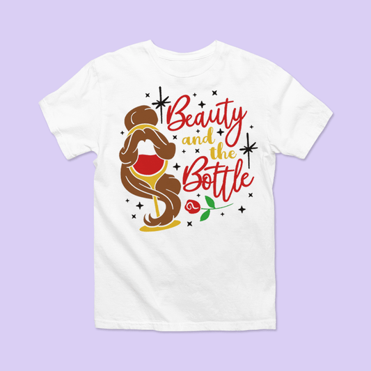 Epcot Shirt - Belle "Beauty and the Bottle" - Two Crafty Gays
